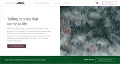 Desktop Screenshot of lessonsofourland.org