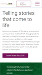 Mobile Screenshot of lessonsofourland.org